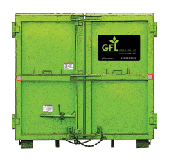 Picture of a GFL Environmental bin
