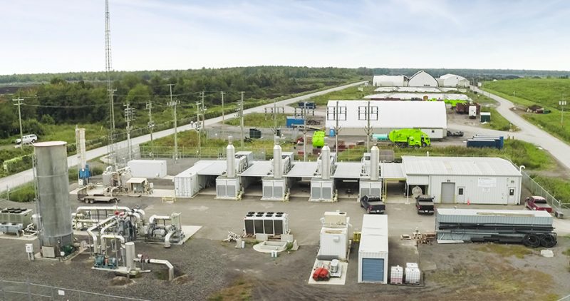 The BioReactor landfill facility at Moose Creek, ON.